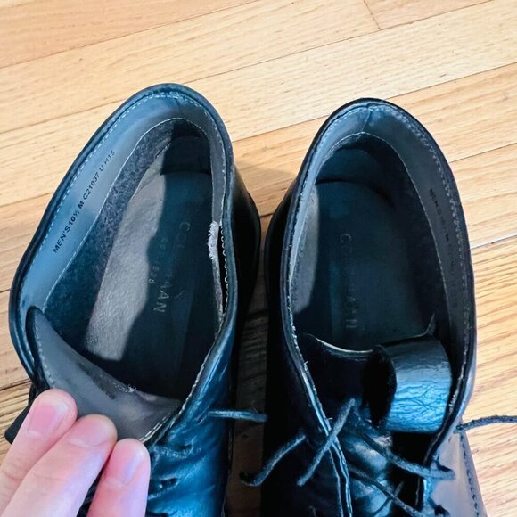 COLE‎ HAAN Grand Boot Black Leather Size 10.5 M Mens Ankle Lace Up Chukka Boots main image 12
